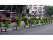 鏈條道路隔離花箱